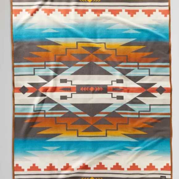 $340 Pendleton Bed Blanket Wool/Cotton Native American Rare Gift - Picture 1 of 11